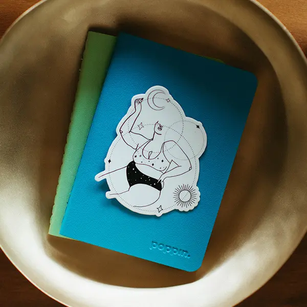 Celestial Confidence Body Positive Sticker