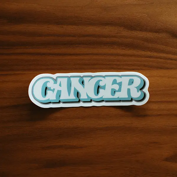 Cancer Zodiac Sign Premium Vinyl Sticker
