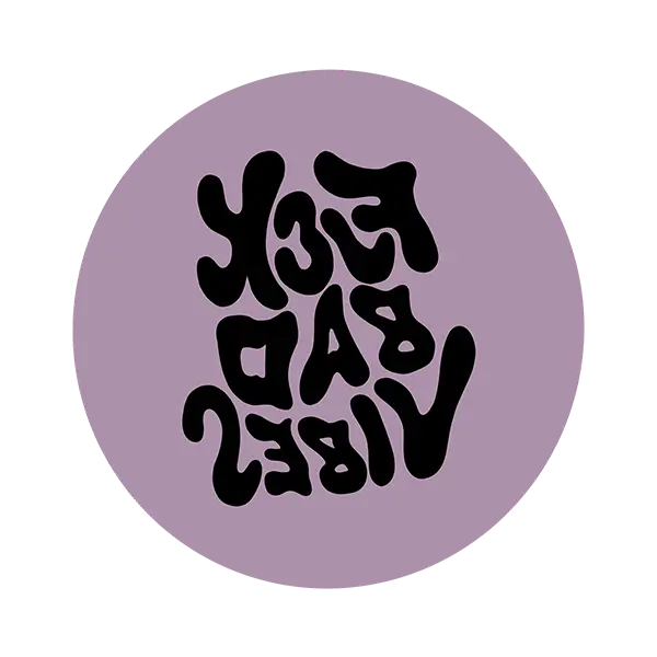 Fuck Bad Vibes Flipped Sticker