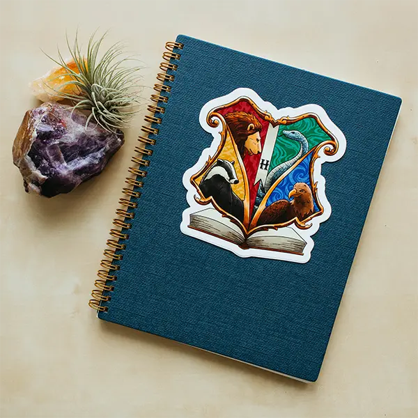 Hogwarts Houses Stickers for Notebook