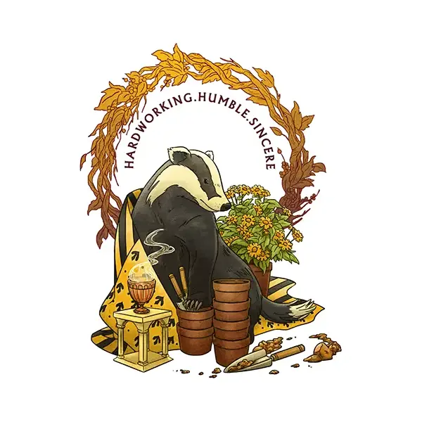 Huffle Puff – The Loyal Vibe Sticker You Didn’t Know You Needed