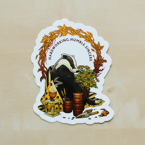 Huffle Puff Vinyl Decal