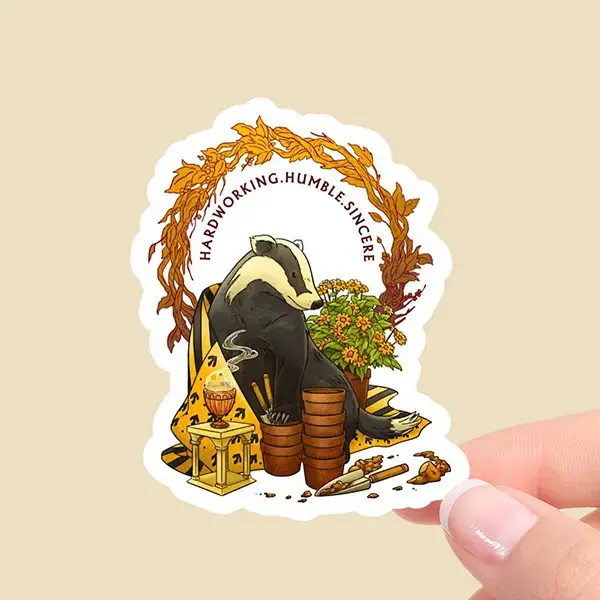 Huffle Puff Vinyl Sticker