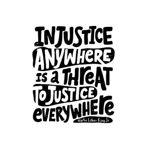 Injustice Anywhere Sticker