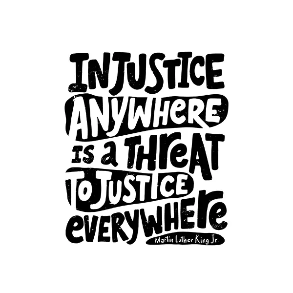 Injustice Anywhere Sticker