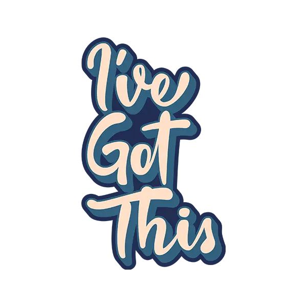 I’ve Got This Blue Tone Sticker