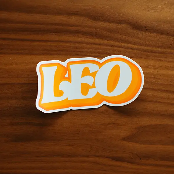 Leo Zodiac Premium Vinyl Sticker