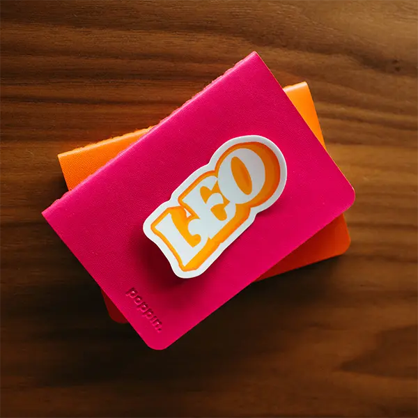Leo Zodiac Vinyl Sticker