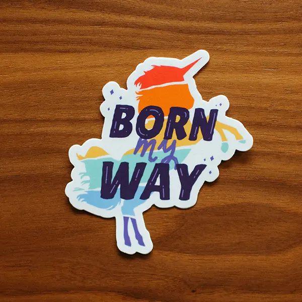 Rainbow Unicorn Sticker