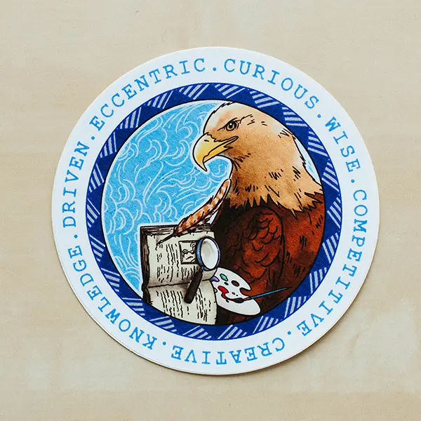 Ravenclaw Round Premium Sticker