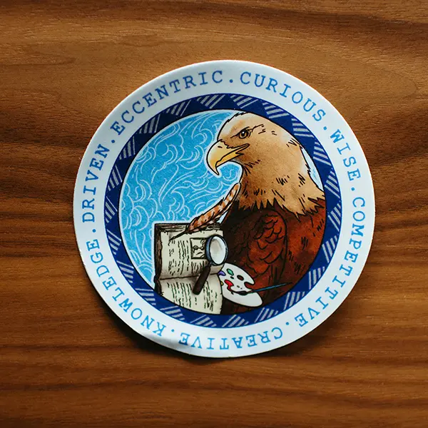 Ravenclaw Round Premium Vinyl Sticker