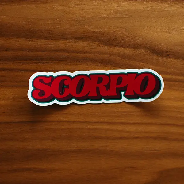 Scorpio Zodiac Premium Vinyl Sticker