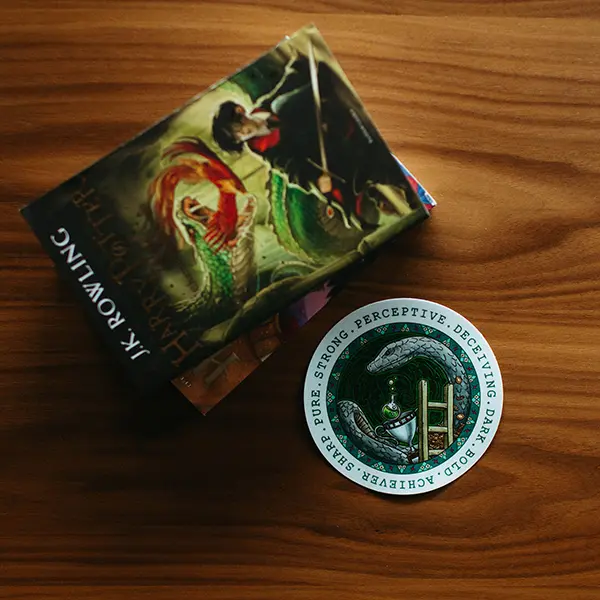 Slytherin Round Harry Potter Sticker