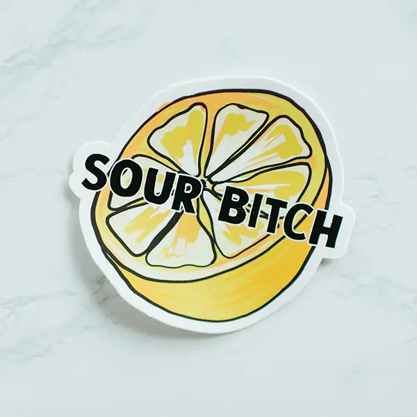 Sour Bitch Premium Vinyl Stickers