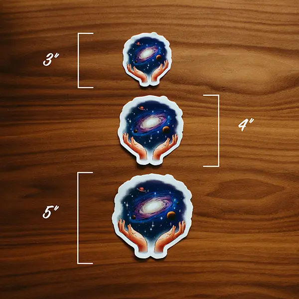 Galaxy vinyl stickers