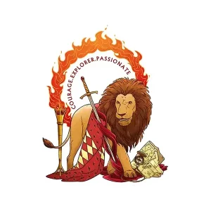 Custom Gryffindor Sticker – For Laptops, Bottles, Notebooks & More!