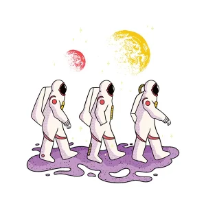 Beetles Astronaut Walk – Space Suits, Six Legs, Zero Chill