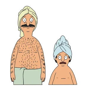 Bob & Gene Spa Day Sticker