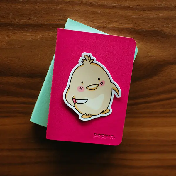 Cute Chicken Killer Premium Vinyl Sticker