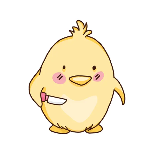 Cute Chicken Killer Sticker – Adorable & Quirky Vinyl Sticker