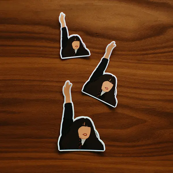 Hermione Granger Raising Hand Stickers