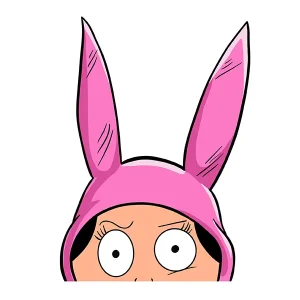 Louise Ears Sticker – Fun and Iconic Vinyl Sticker for Fans