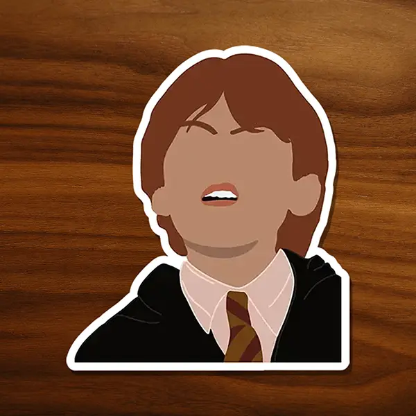 Ron Confused Premium Vinyl Sticker