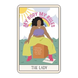 My Body My Rules | The Lady  | Strenght Vinyl Sticker
