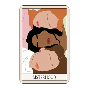 Sisterhood | Feminist Unity Matte Vinyl Sticker | Waterproof