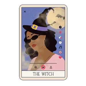 The Witch | Feminist Vinyl Sticker for Laptop, Mobile & More