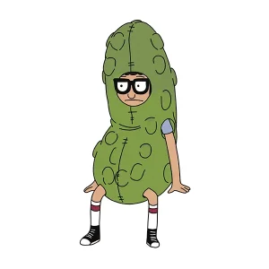 Tina Pickle Sticker – Quirky and Fun Bob’s Burgers Sticker