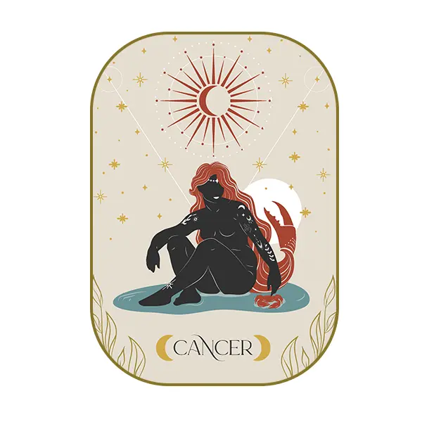 Cancer Zodiac Woman Sticker