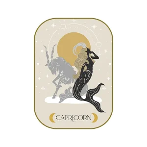 Mystic Capricorn Goddess Zodiac Sticker