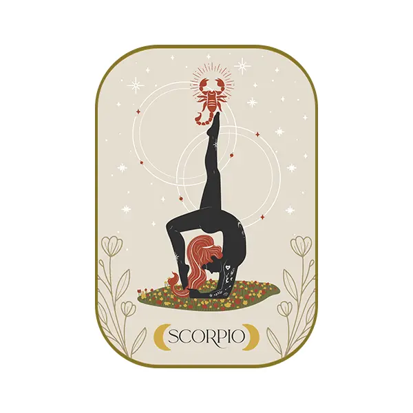 Mystic Scorpio Zodiac Art Sticker