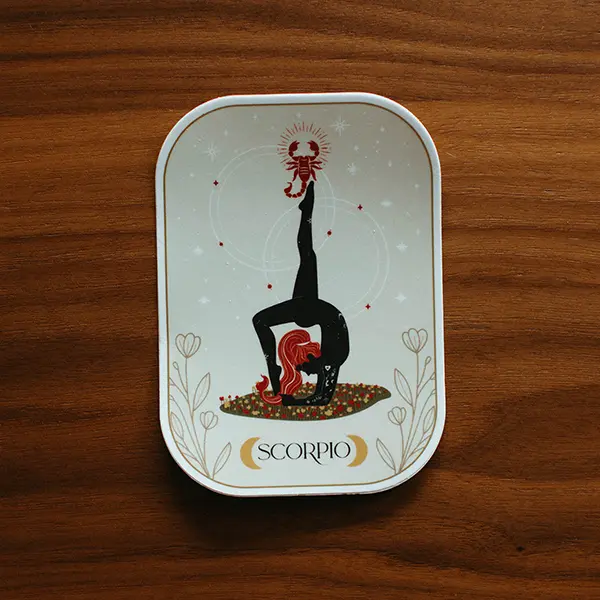 Scorpio Zodiac Art Vinyl Sticker