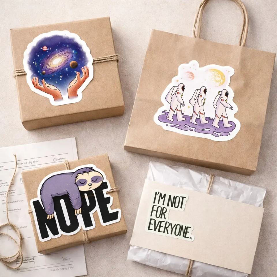Vinyl Stickers for Gifting