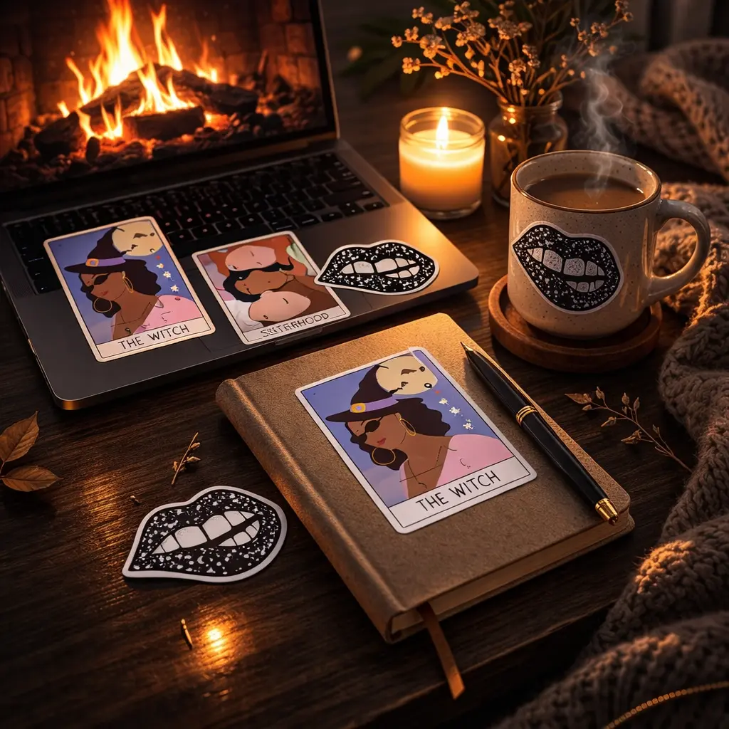 Romantic Vinyl Stickers