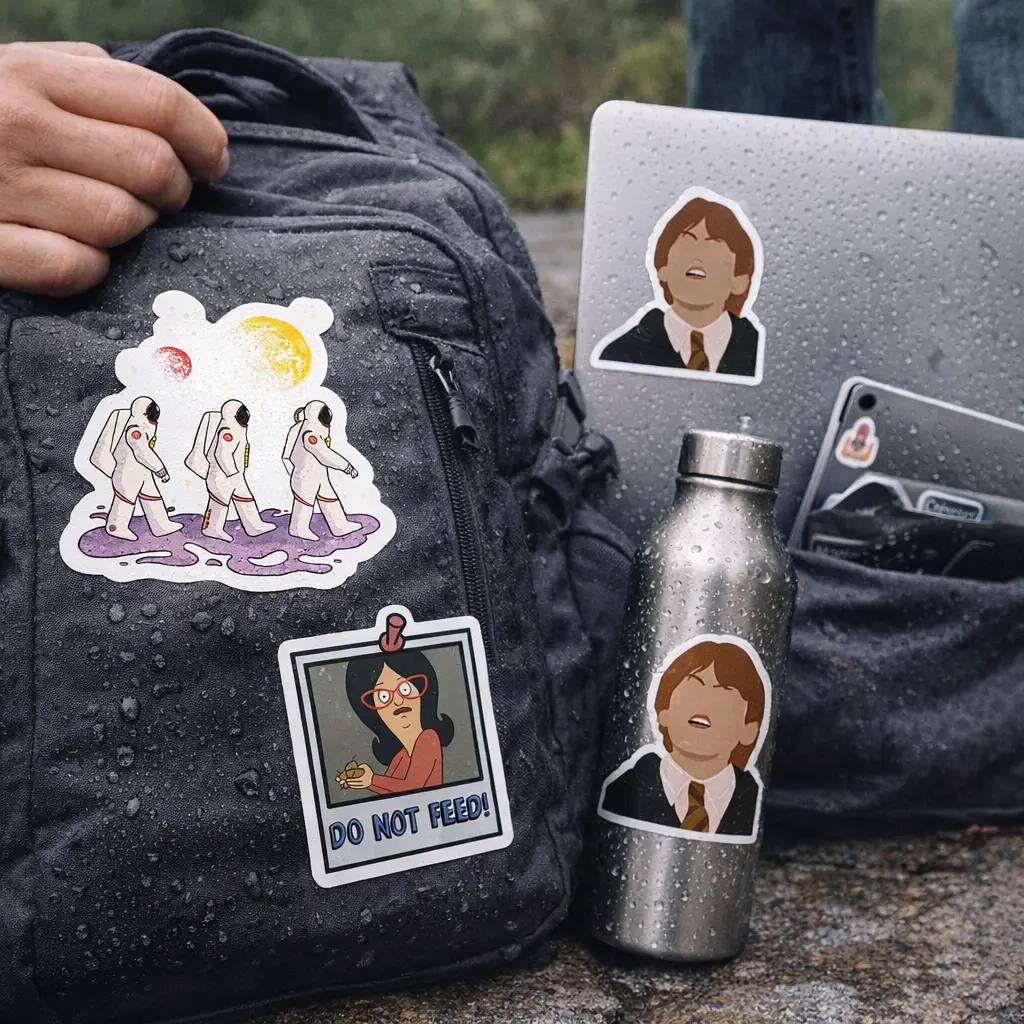 Waterproof Stickers vs. Water-Resistant Stickers
