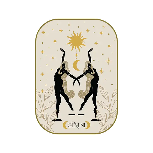 Gemini Zodiac Astrology Sign Vinyl Sticker