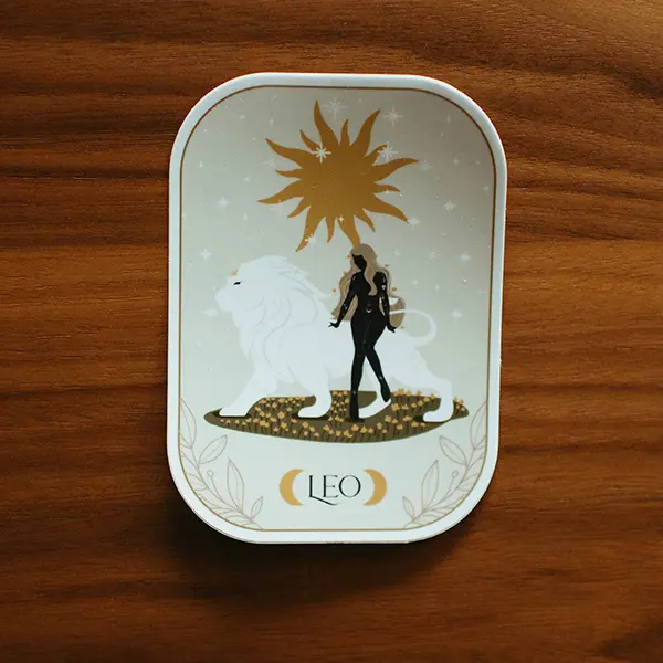 Leo Zodiac Premium Vinyl Sticker
