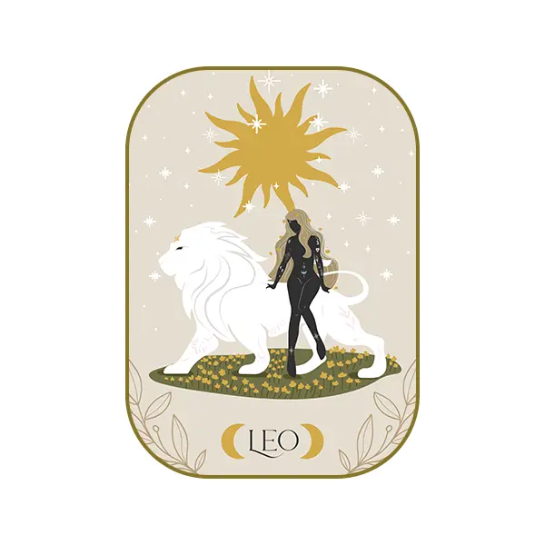 Leo Zodiac Vinyl Sticker