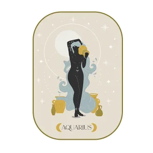 Mystic Aquarius Zodiac Sticker