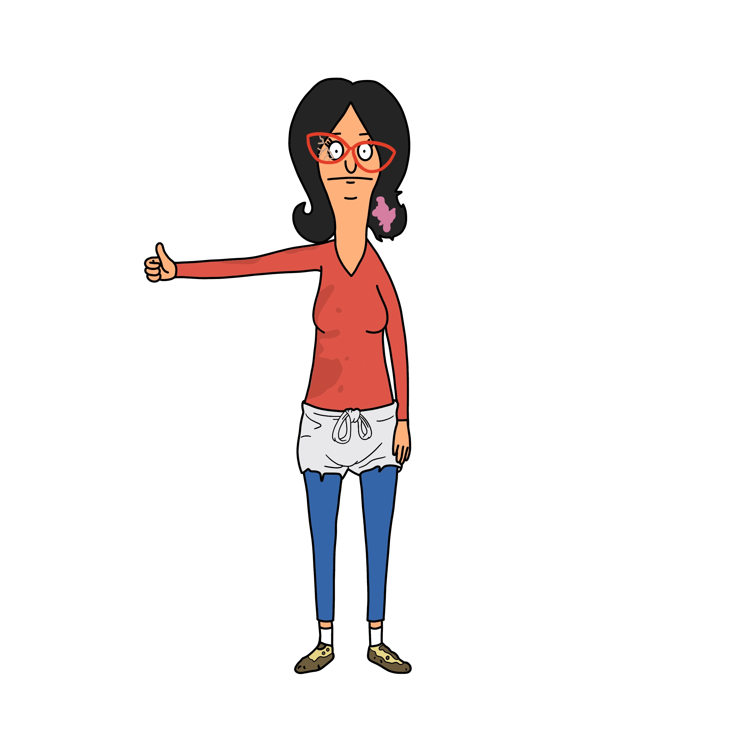 Linda Mother’s Day Hitchhiking Bob’s Burgers sticker